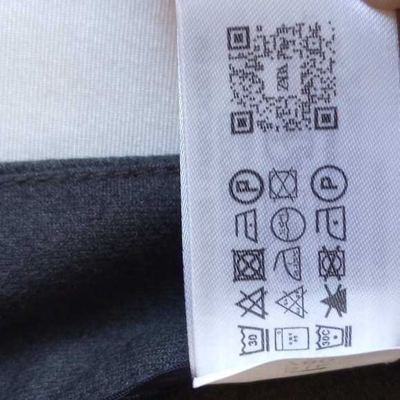 Zara High Rise Pleated Button-Cuff Crop Trousers XS Dark Gray - Picture 7 of 11